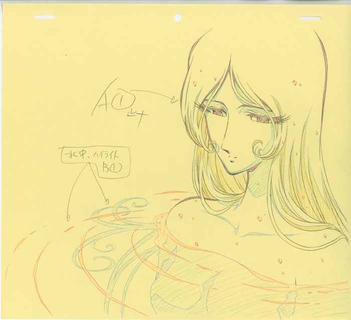 松本零士999 -Story of Galaxy Express 999- 原画 メーテル 松本零士999 -Story of Galaxy Express 999- 原画 メーテル