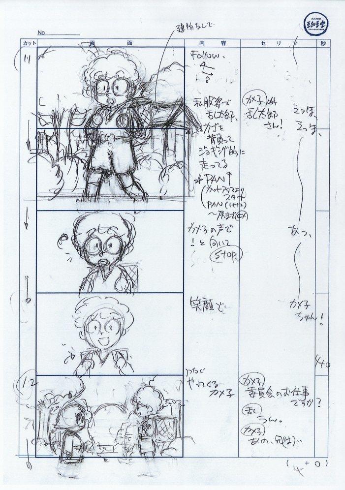 忍たま乱太郎 絵コンテ
