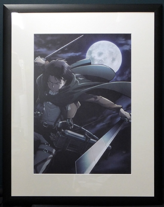 セブンイレブン 額入りアート リヴァイ 進撃の巨人 セブンイレブン 額入りアート リヴァイ 進撃の巨人 複製原画