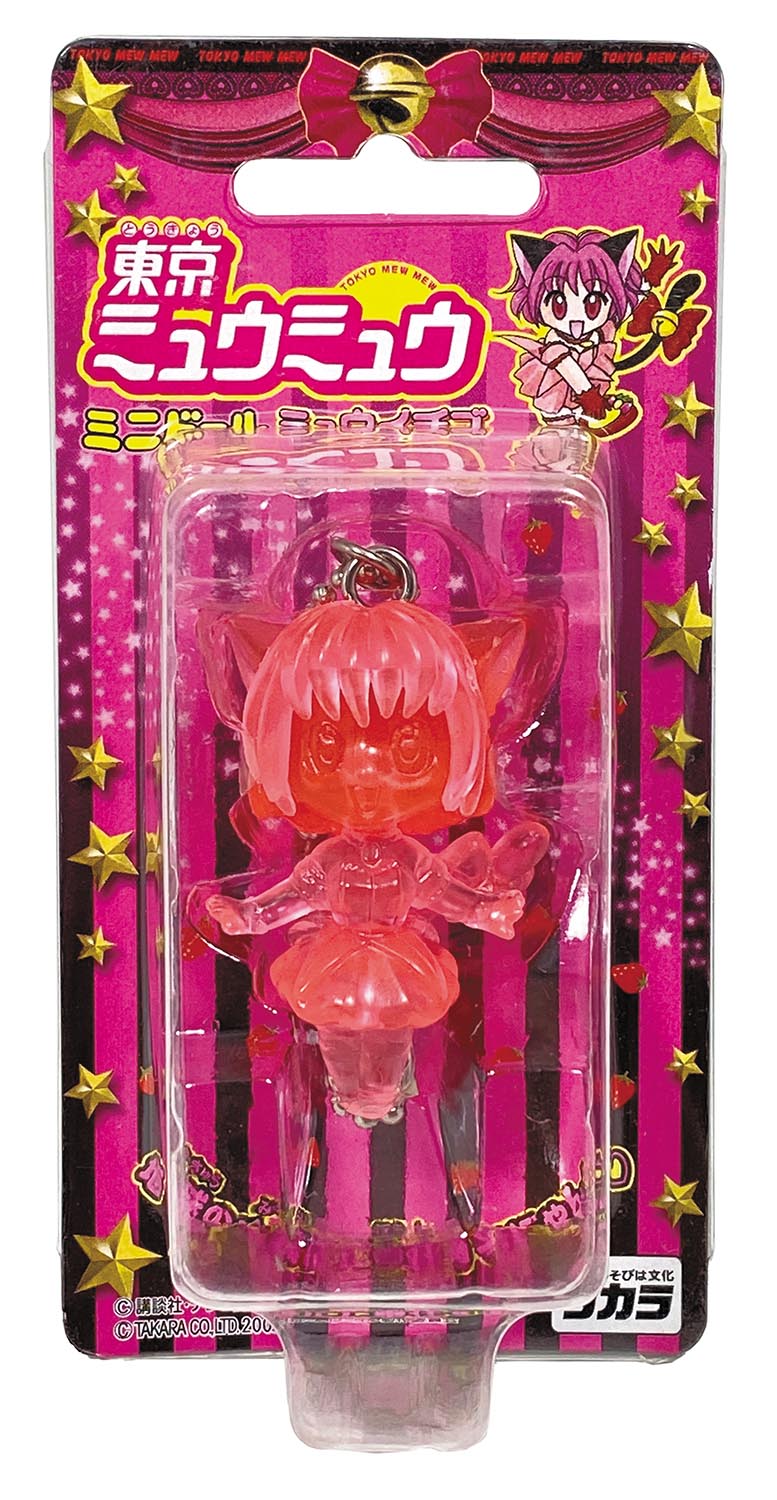 6540] タカラ ミニドール ミュウイチゴ クリアレッド