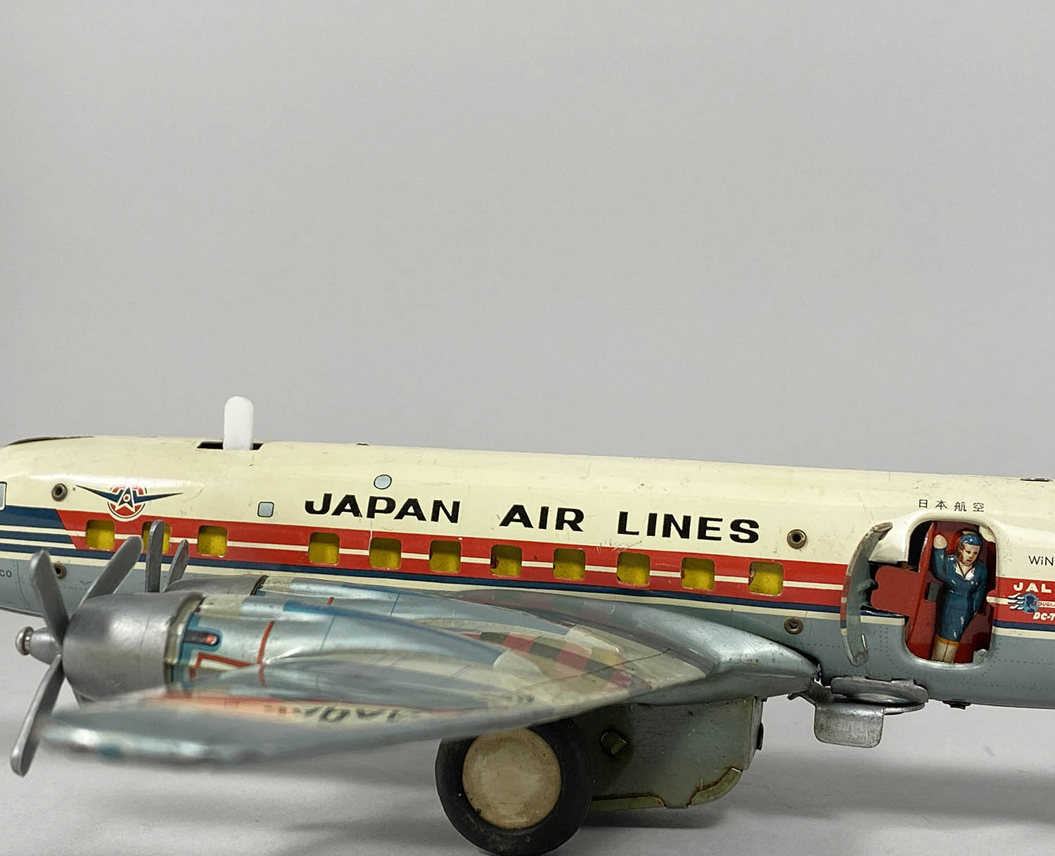 【超レア】WING CLUB JAL DC-7C 1/72デスクトップモデル Japan Airlines DC-7C