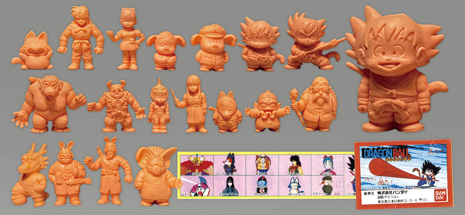 2801] ドラゴンボール消しゴム 其之一 肌色 全19種セット