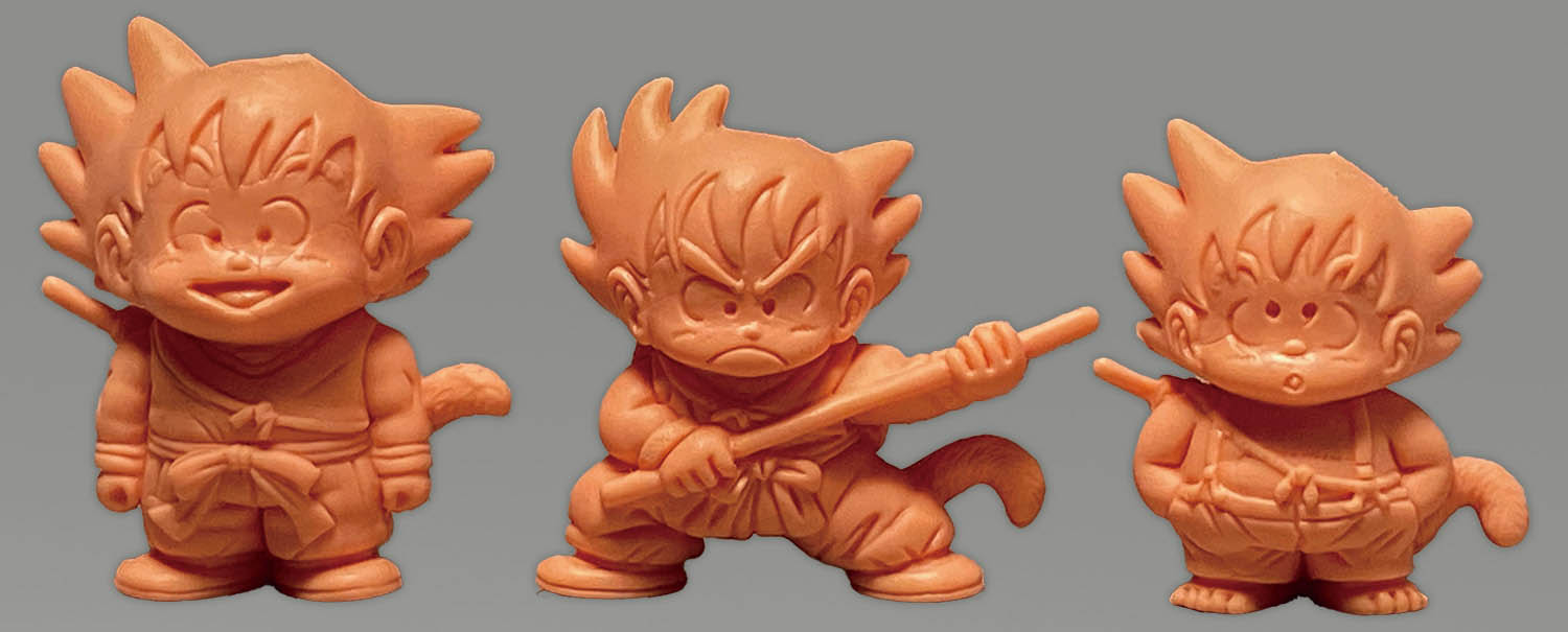 2801] ドラゴンボール消しゴム 其之一 肌色 全19種セット