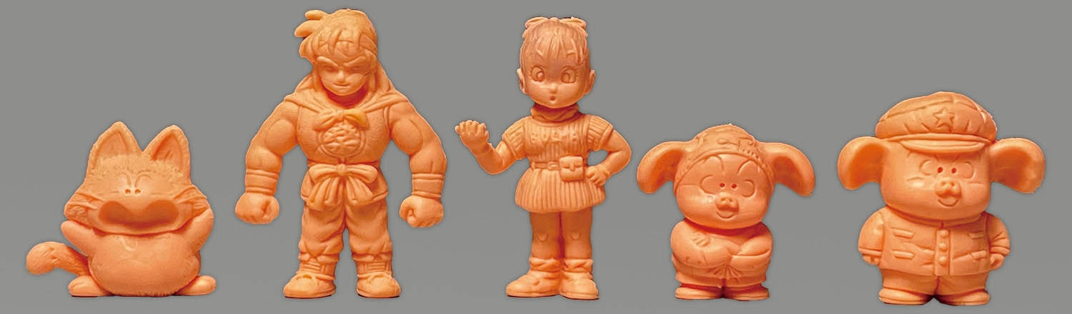 2801] ドラゴンボール消しゴム 其之一 肌色 全19種セット