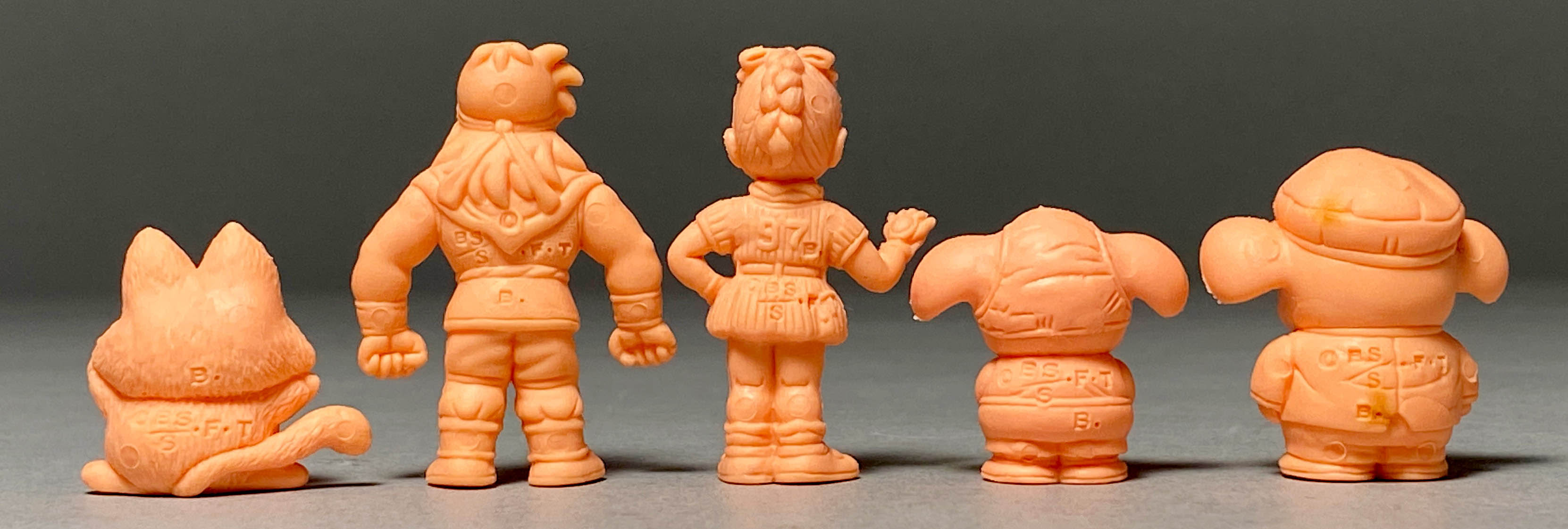2801] ドラゴンボール消しゴム 其之一 肌色 全19種セット