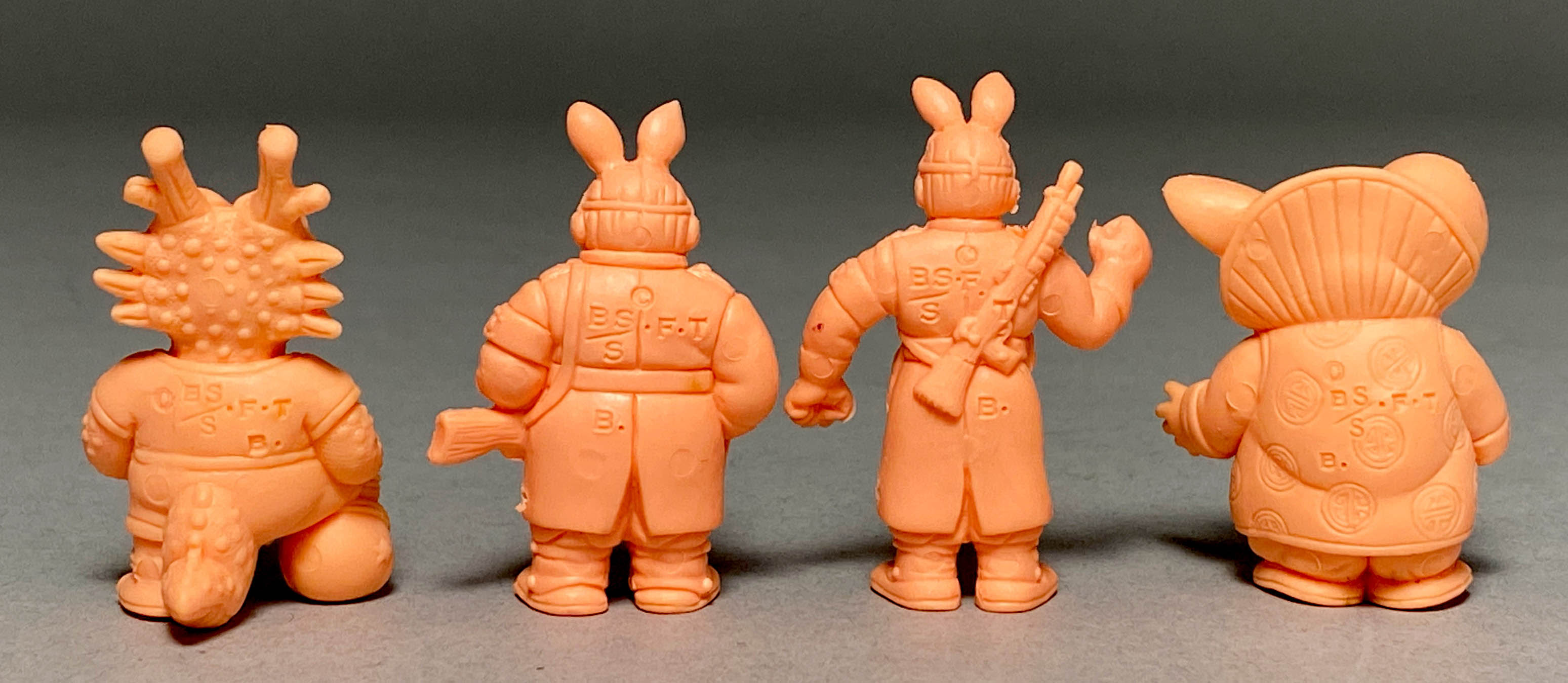 2801] ドラゴンボール消しゴム 其之一 肌色 全19種セット