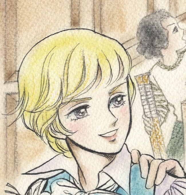 Takemiya Keiko Handwritten color illustrations 