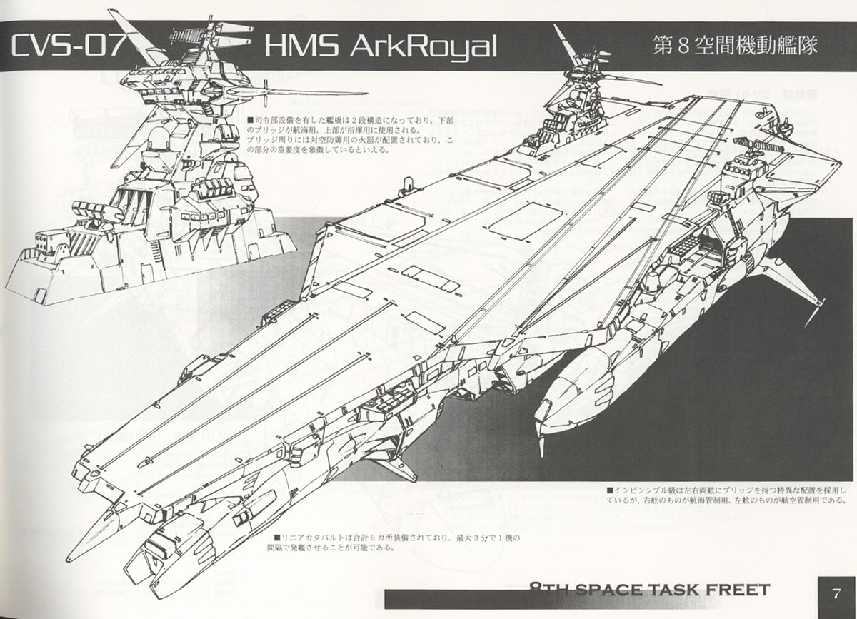 機動宇宙戦艦イラスト集 No.16 空母機動部隊 Part.3〈第8空間機動戦艦隊〉