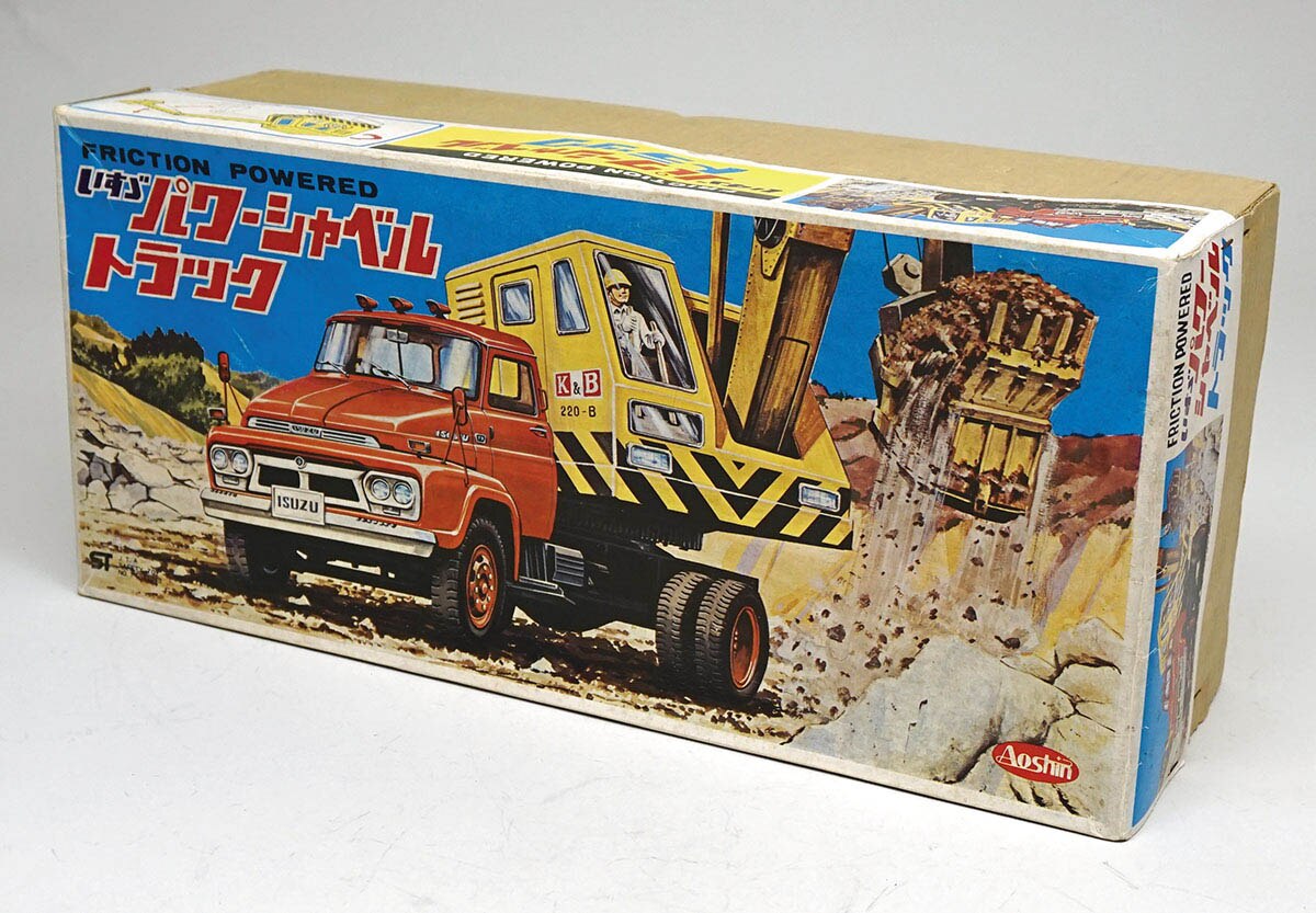 アオシン いすゞ パワーショベルトラック