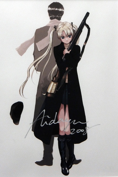 GUNSLINGER GIRL 相田裕先生直筆サイン入り複製原画 トリエラ 