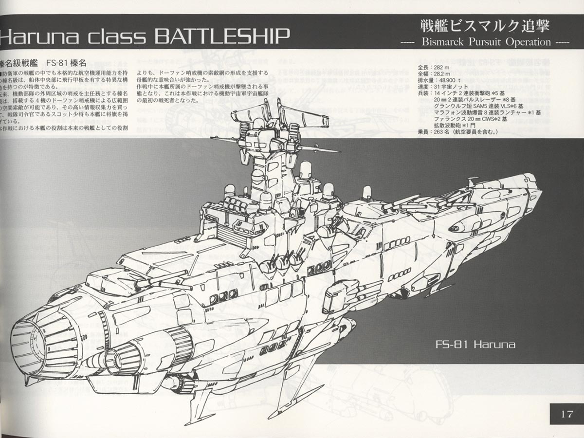 機動宇宙戦艦イラスト集 No.25 6月3日動乱 Mission.02「戦艦ビスマルク追撃」