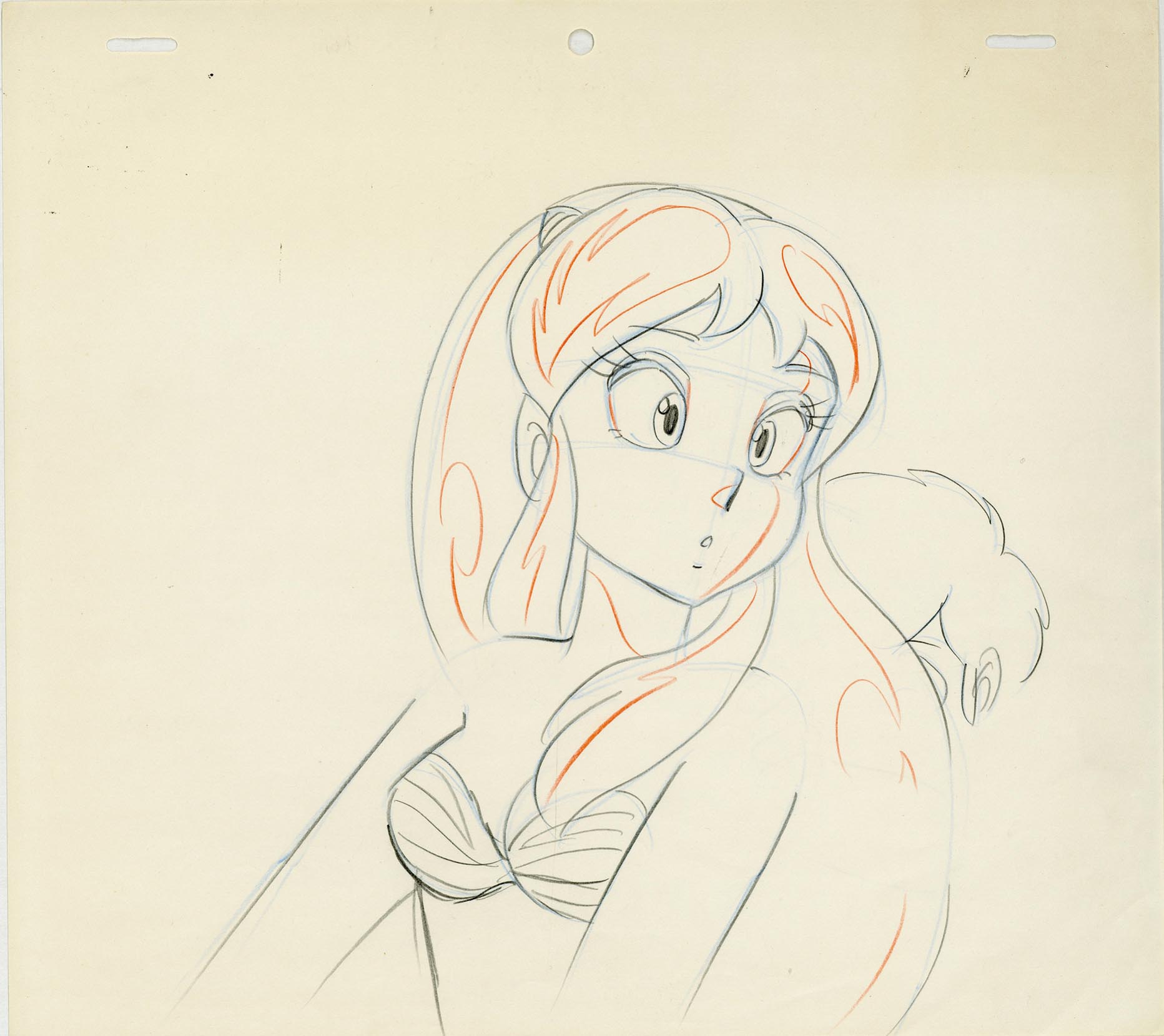 4032］ うる星やつら 修正原画 / 修正:遠藤麻未