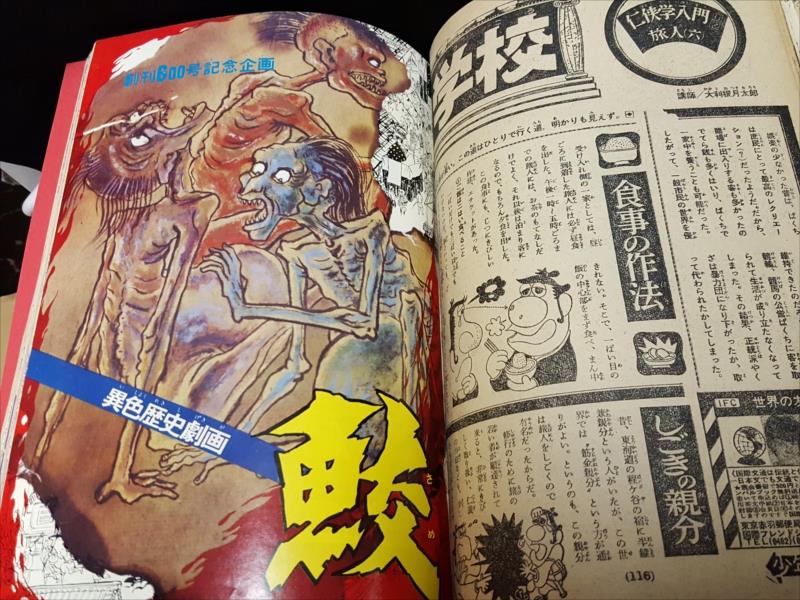 渋谷VIN】 雑誌切抜き 『炎の挑戦/鮫 横山まさみち』