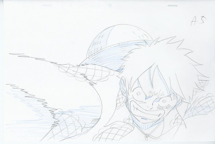 ONE PIECE 原画 ルフィ ONE PIECE 原画 ルフィ