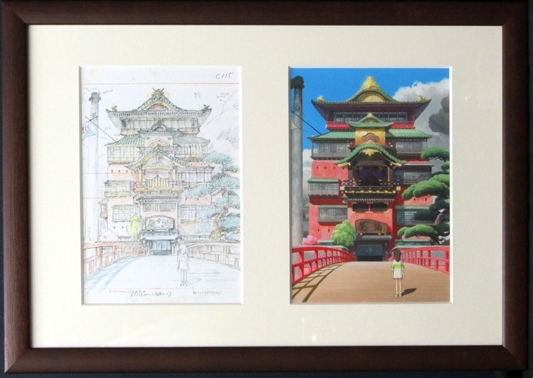 女性に人気！ スタジオジブリアートフレーム「千と千尋の神隠し」 絵画