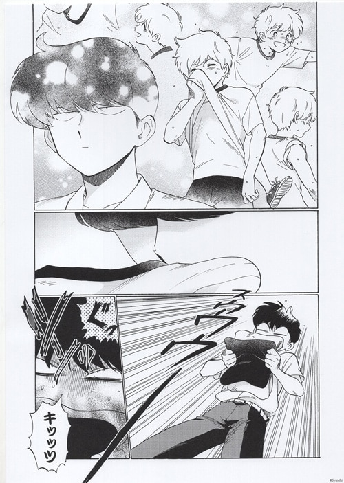 春泥 複製原稿3枚「もっとガンバレ！中村くん！！」