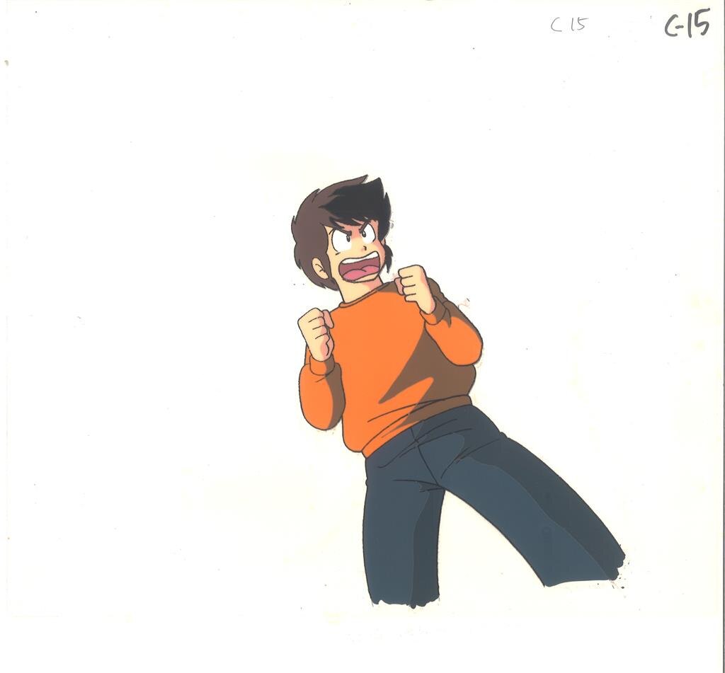うる星やつら 諸星あたる メガネ セル画&原画？動画？セット 掴める