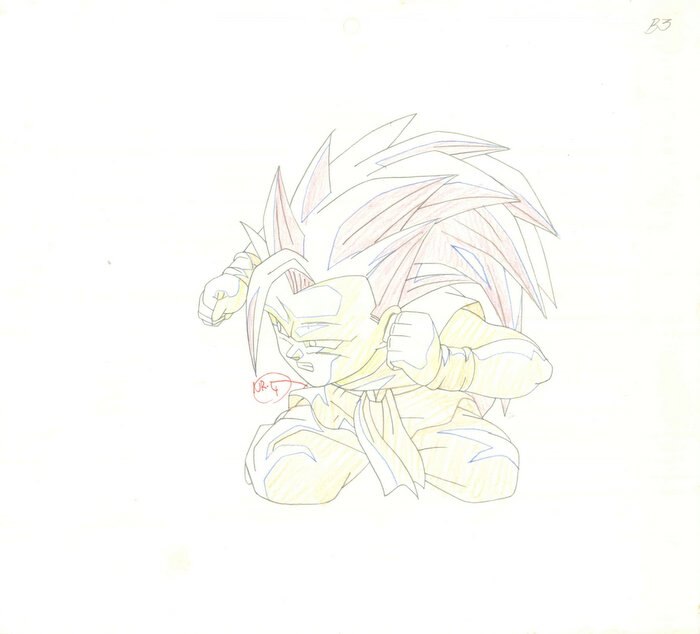ドラゴンボールGT 孫悟空（スーパーサイヤ人3） セル画