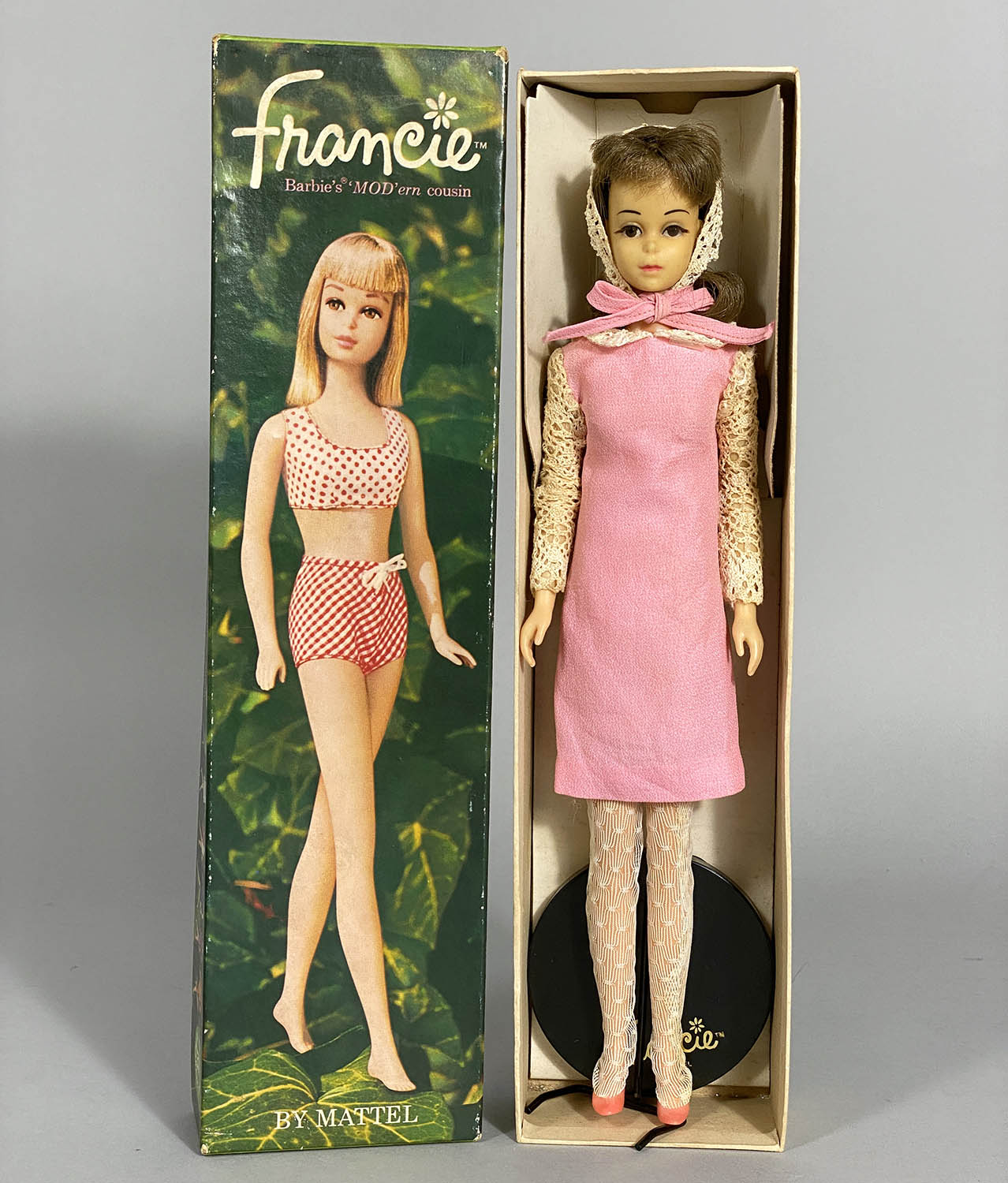 □②□MATTEL/マテル□Francie/フランシー□1965□日本製□人形□おもちゃ□洋服付き□約28㎝□現状□ - 人形、キャラクタードール