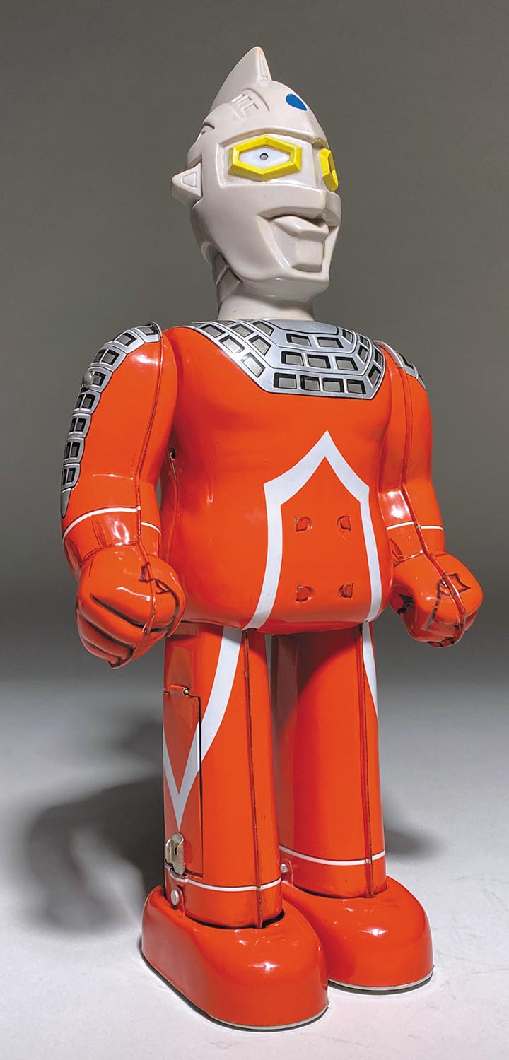 激レア品 昭和40年代製 ブルマァク社製 ブリキ　ウルトラマン フィギュア可動式 ブルマァク ウルトラマンレオ ブリキ ゼンマイ歩行 美品 当時物保証