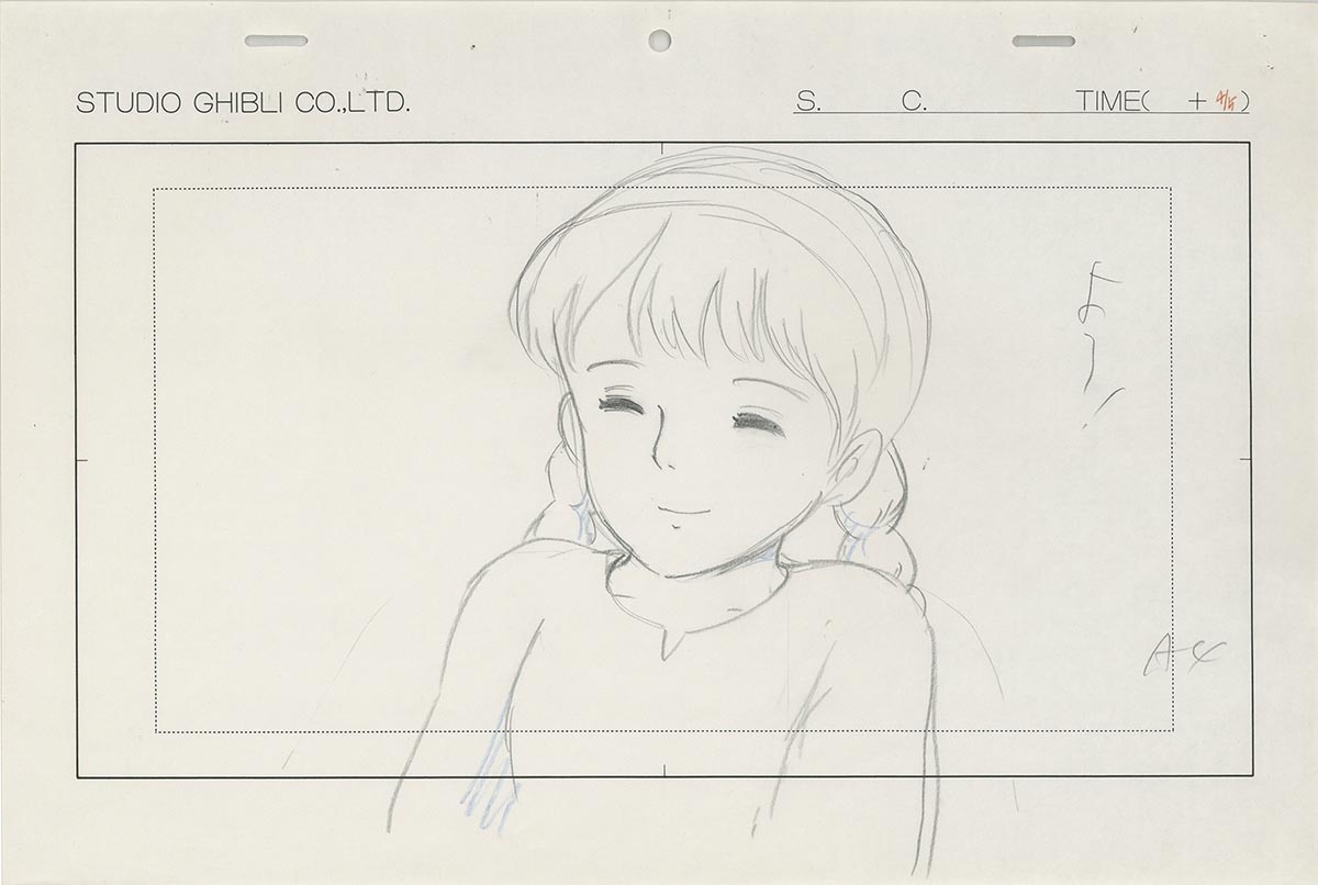 【直筆原画】ジブリ/ 耳をすませば ラフ画 Ghibli 宮崎駿 セル画宮崎駿