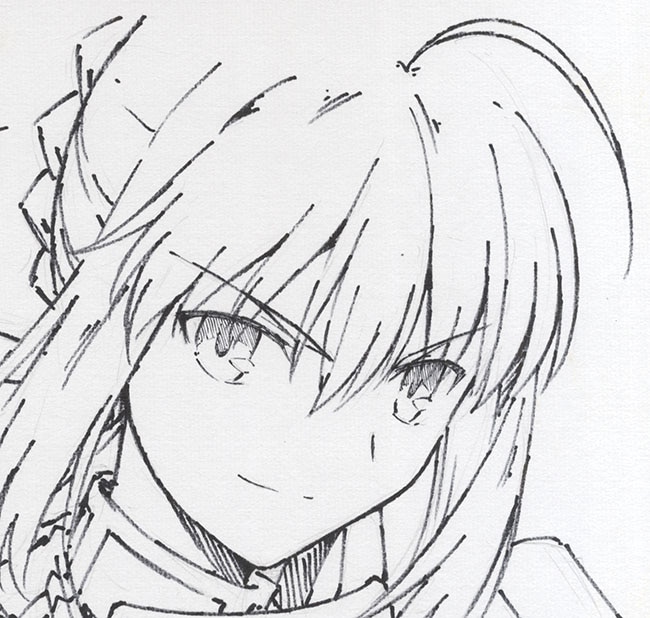 ufotable dining Fate UBW セイバー　ミニ色紙　須藤友徳 ufotable dining Fate UBW セイバー ミニ色紙 須藤友徳 - メルカリ