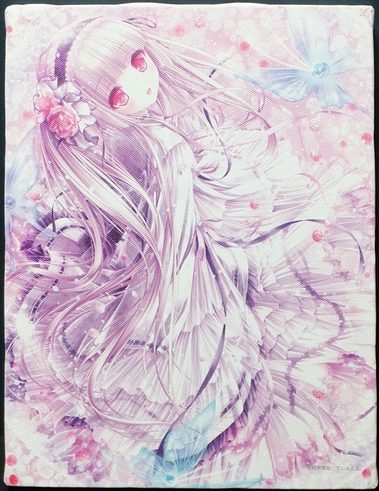 てぃんくる版画　BIANCOS PINO WHITE てぃんくる カラー複製イラスト「biancospino white」