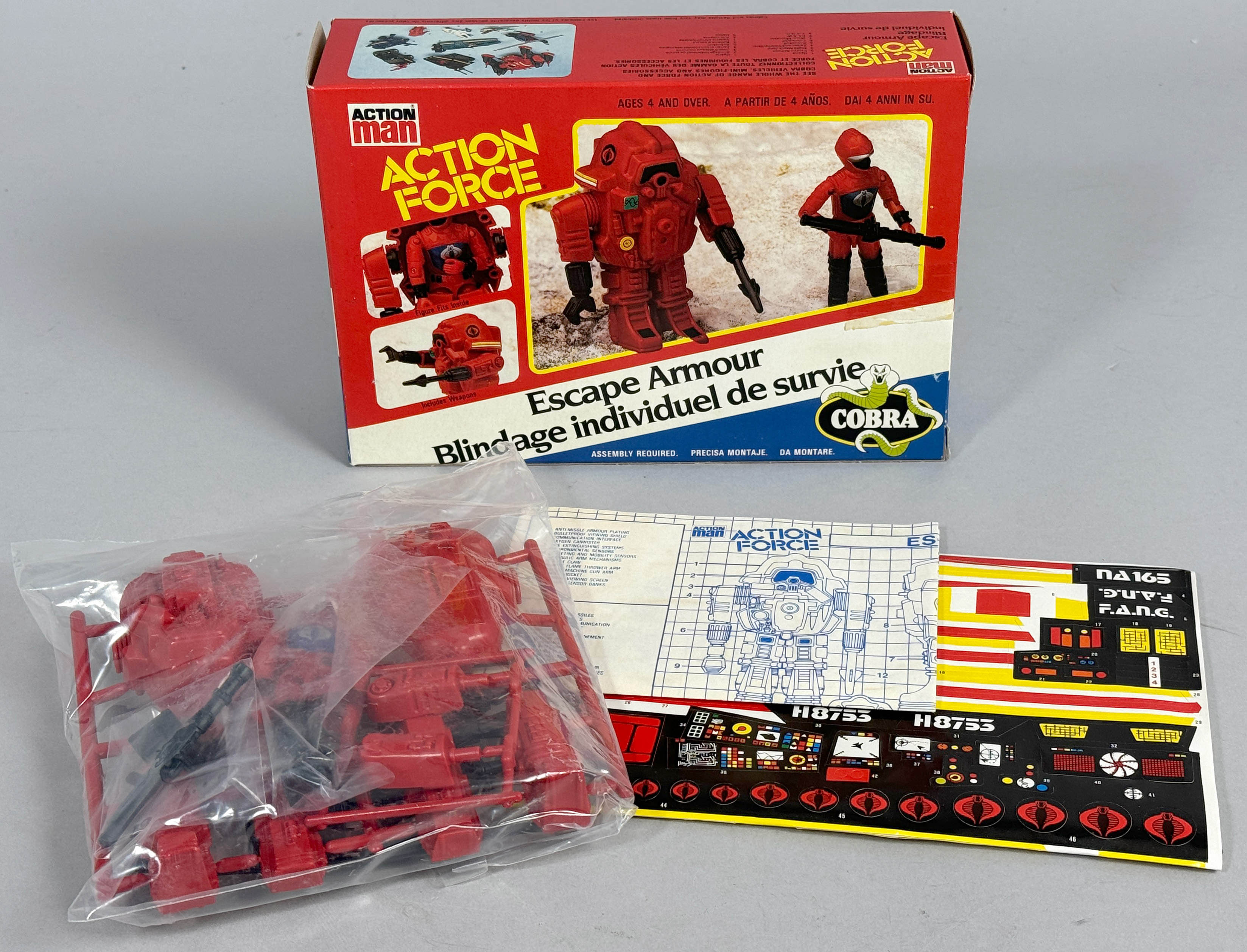 ACTION FORCE Escape Armor Multilingual Edition