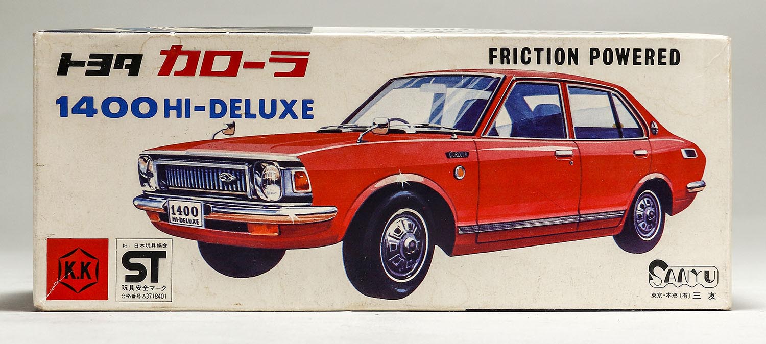 三友 SANYU トヨタ カローラ1400 HI DELUXE ブリキ 当時物 トヨタ