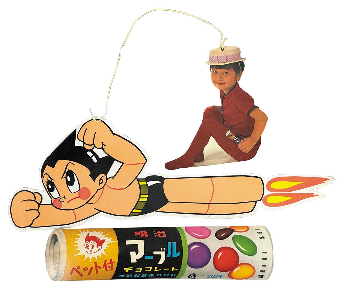 Astro Boy (Tetsuwan Atom) Marble Chocolate In-Store POP Display