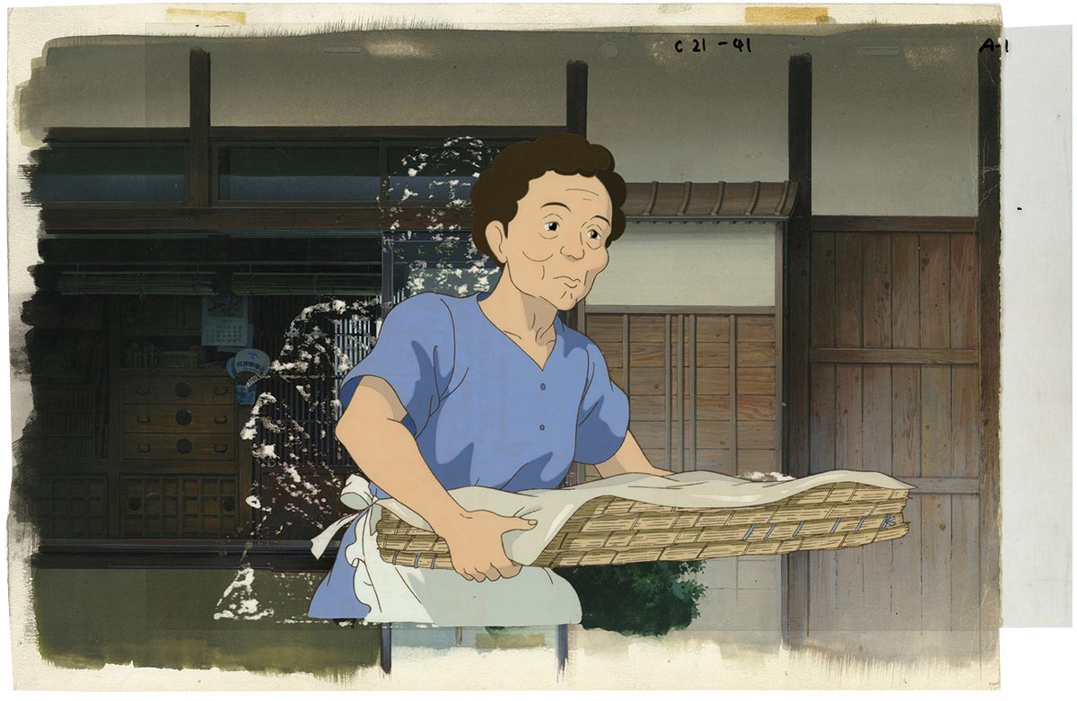 おもひでぽろぽろ セル画 額装 ジブリ 高畑勲 おもひでぽろぽろ セル画 スタジオジブリ 高畑勲 宮崎駿