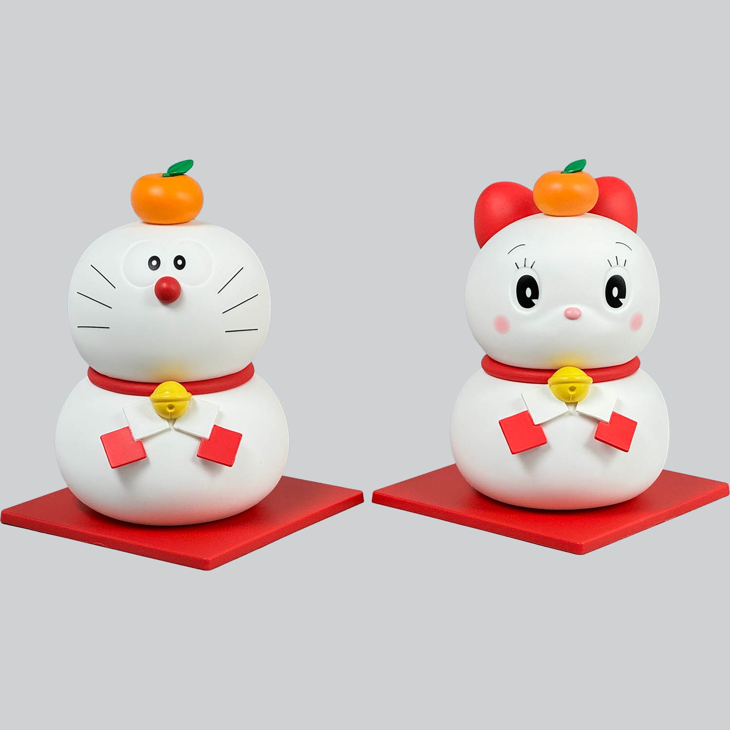 【新品未開封】ドラえもん ドラミちゃん　鏡餅フィギュアセット(小) ドラえもん ドラミちゃん鏡餅フィギュアセット(小) 新品未開封