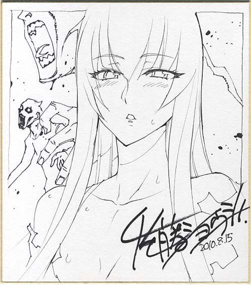Interview with Shoji Sato, the Highschool of the Dead illustrator, about Season  2 at AniMagic 2012. : r/anime