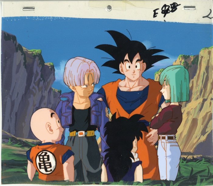 送料込・まとめ買い ドラゴンボールZ 原画 ブルマ トランクス