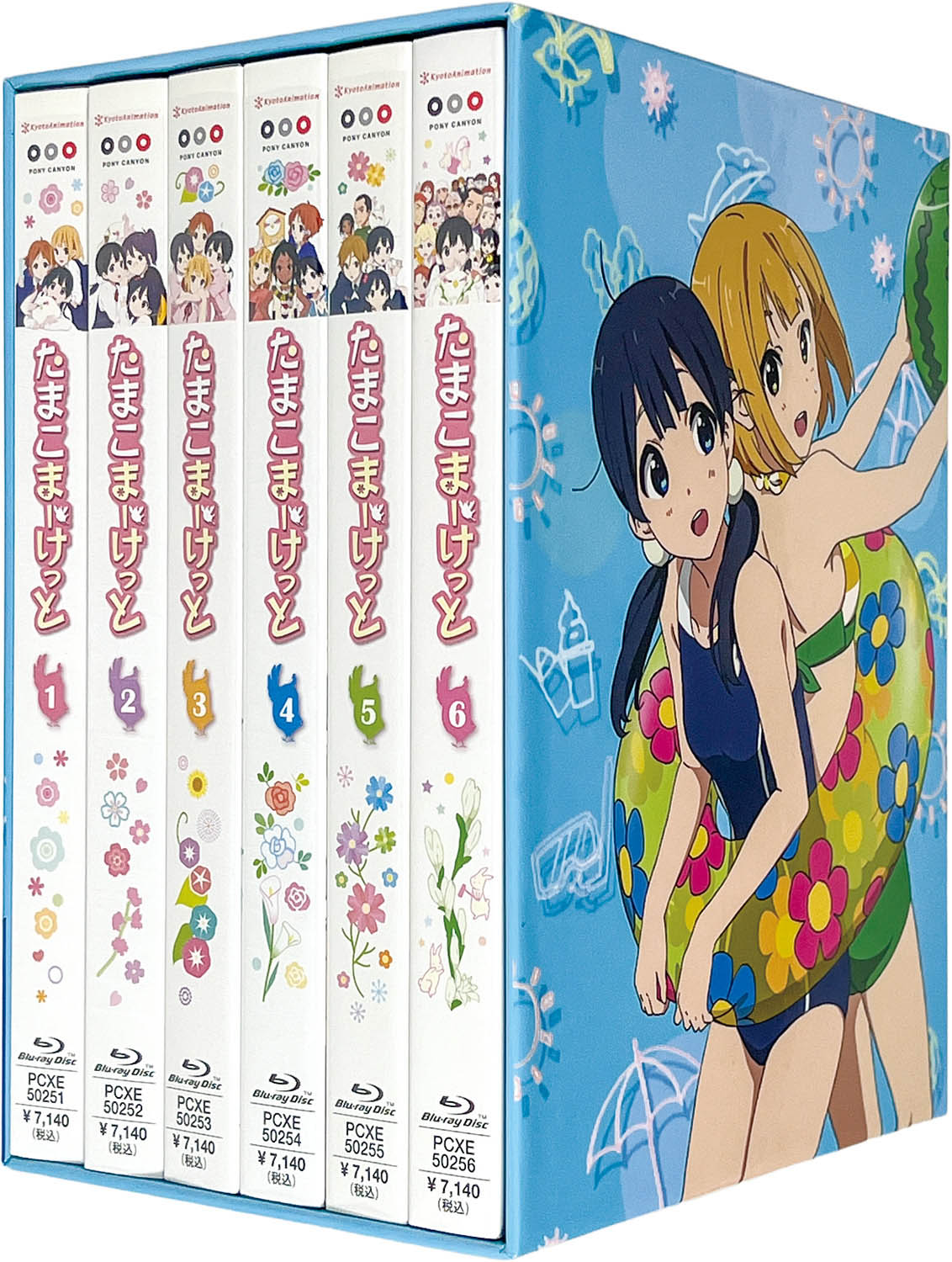 7227] たまこまーけっと Blu-ray 初回版 全6巻セット[ゲーマーズ