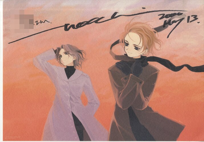 NOCCHI 直筆サイン入りカラー複製イラスト「PURE PORTRAIT｢北へ｡｣」