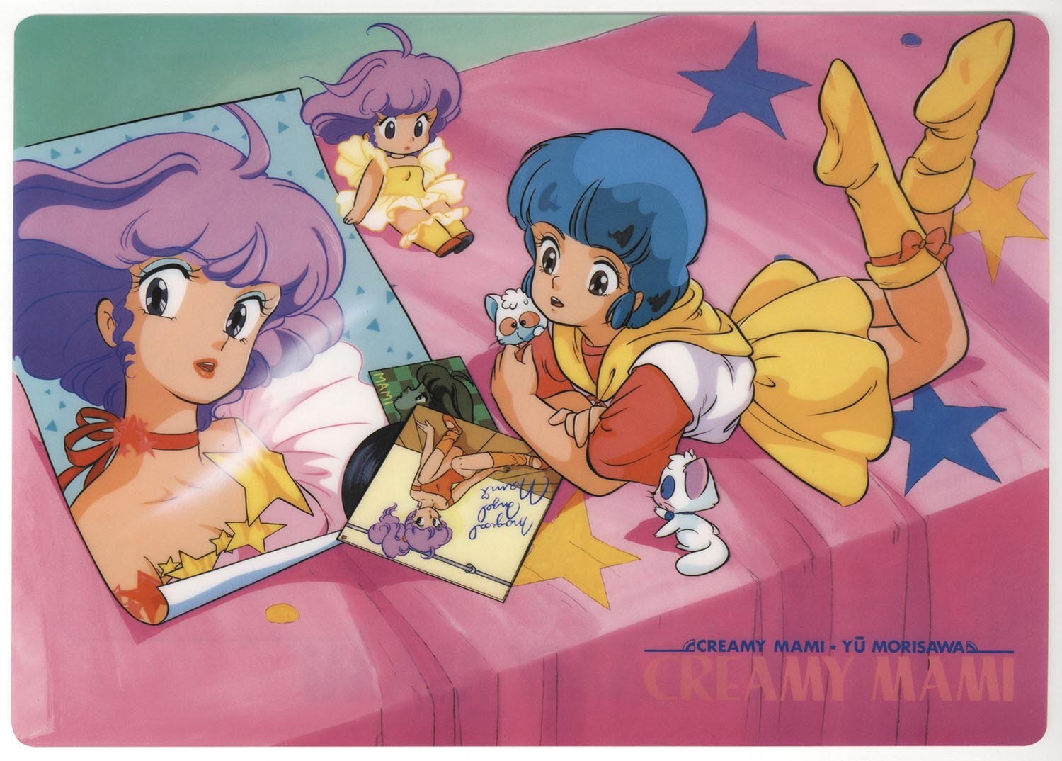 当時物！クリーミィマミ ときめきファン・クラブ 下敷き 写真 等7点セット 当時物！クリーミィマミ ときめきファン・クラブ 下敷き 写真 等