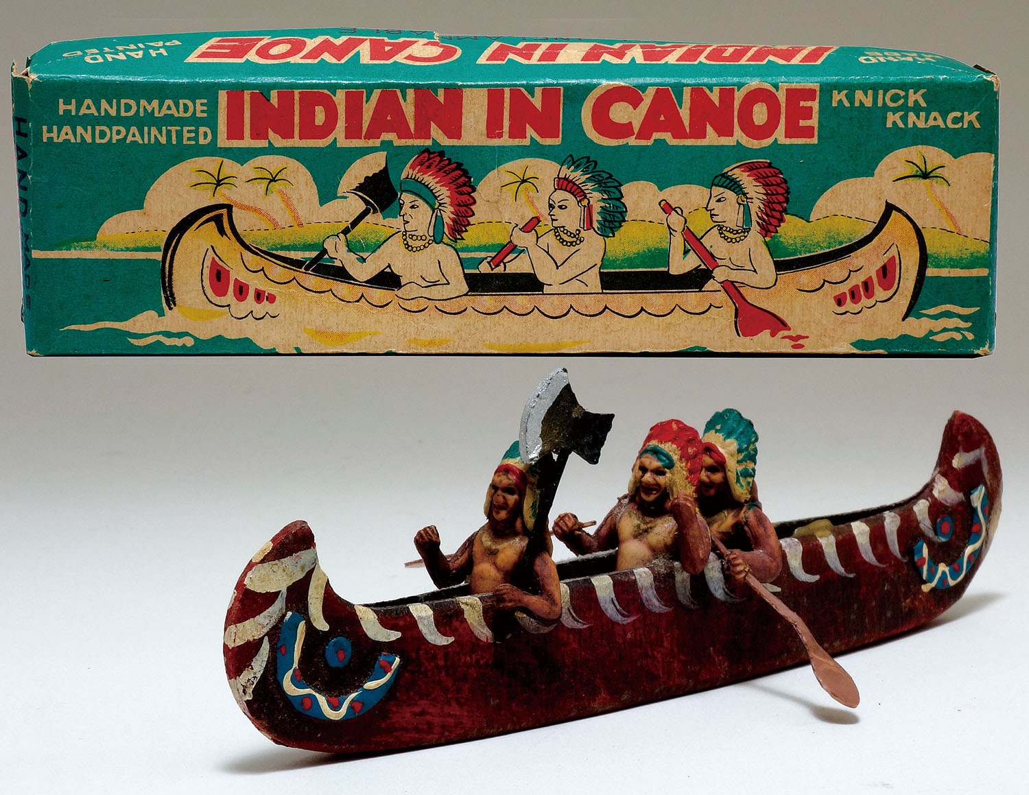 シュライヒ　インディアン フィギュア カヌー シュライヒインディアン フィギュア カヌー