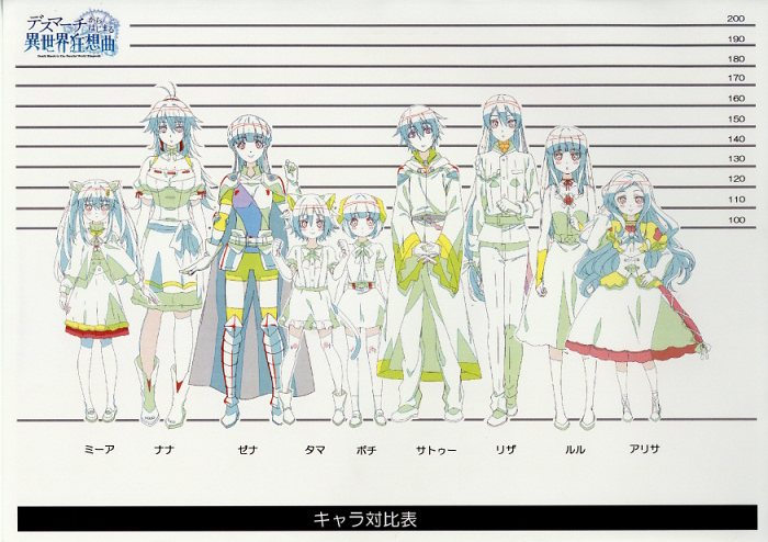 PS: pqxv tbfoa — Death Parade (デス・パレード) Model sheets by character