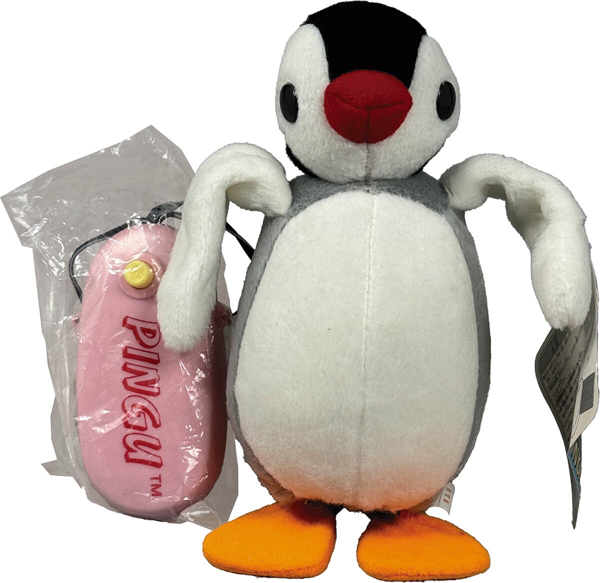 ●未使用品●2点まとめ売り●わくわくピングー リモコン内蔵ぬいぐるみ