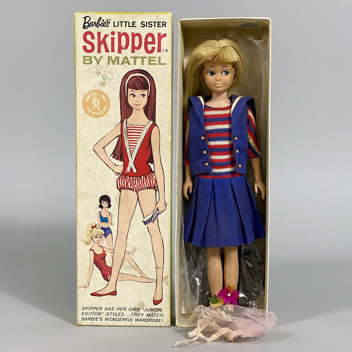 Vintage Barbie Skipper Japan Specification/Blonde With Box