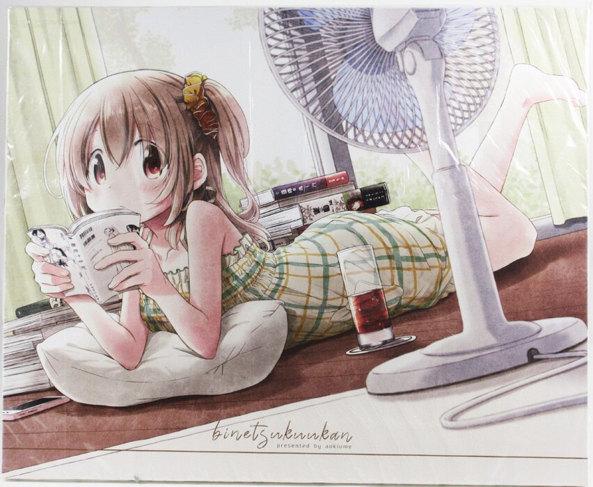 蒼樹うめ カラー複製イラスト「微熱空間」