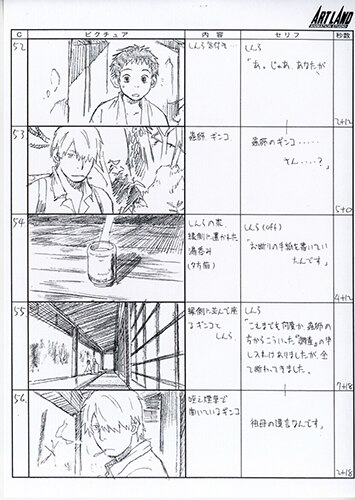 蟲師 絵コンテ
