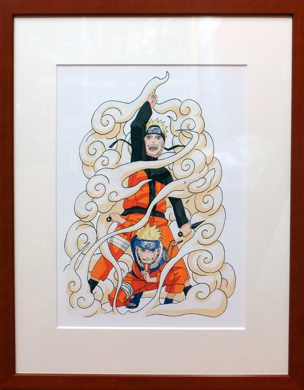 鑑定書付全額返金保証】 岸本斉史 直筆サイン色紙 NARUTO