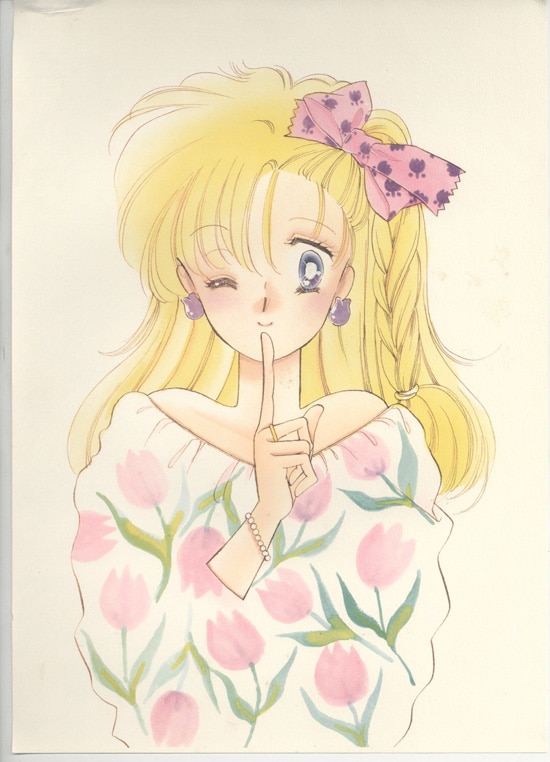 北川みゆき/篠原千絵 カラー複製イラスト4枚