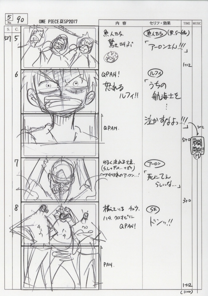 The Cinematic Storyboarding of One Piece Episode 1015 