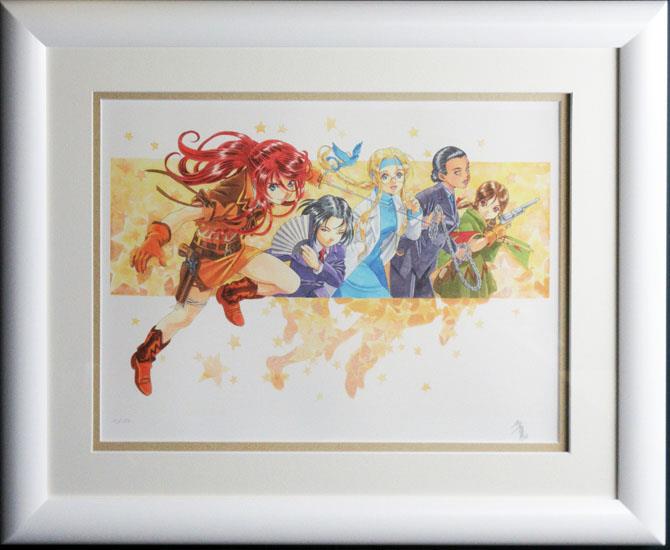 松原秀典 リトグラフ「ﾏﾘｱ」サクラ大戦 - 版画