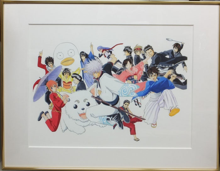 空知英秋 カラー複製イラスト 銀魂