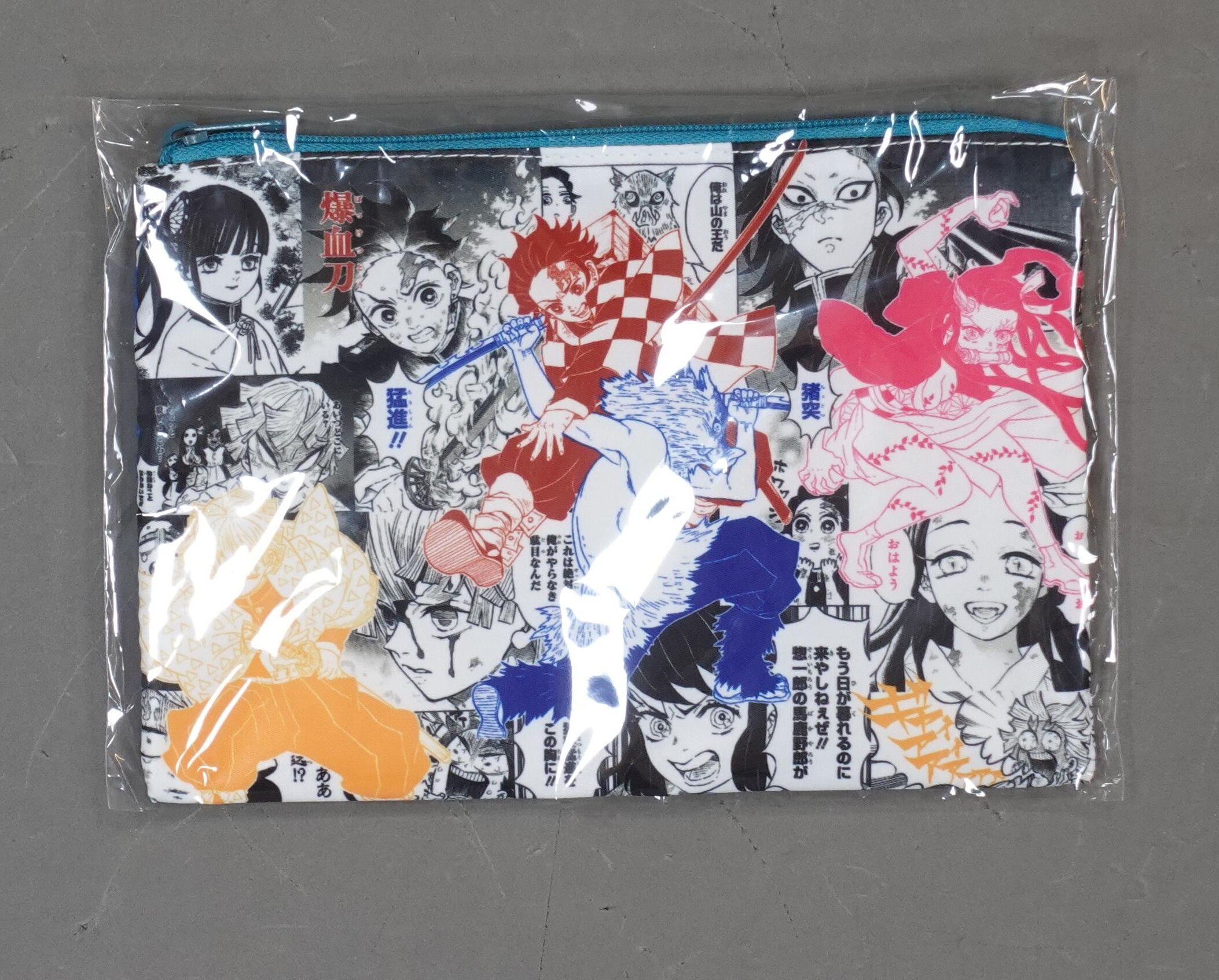 Demon Slayer Kimetsu No Yaiba Jump Characters Store Flat Pouch Mandarake Online Shop