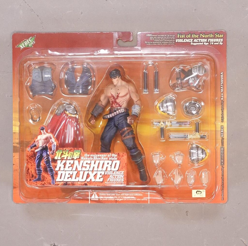 Kaiyodo VIOLENCE ACTION FIGURES Kenshiro Deluxe (blood splash Yes / red